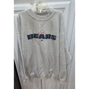 NFL Chicago Bears Sweatshirt Mens XL Gray Embroidered Crewneck VF Imagewear